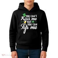 Bartender You Can't Kiss Me But You Can Tip Me Kids Hoodie thumb 4