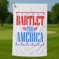 Bartlet for America Golf Towel thumb 1