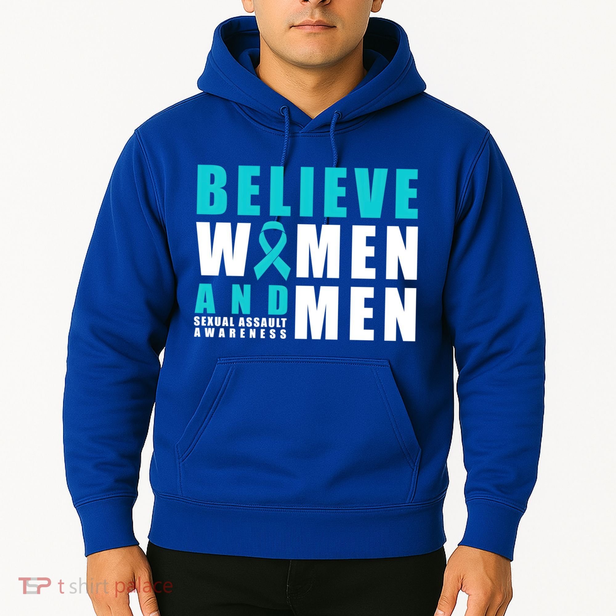 Belive And Sexual Assault Awareness Ribbon Gift Hoodie