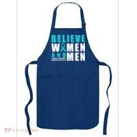 Belive And Sexual Assault Awareness Ribbon Gift Apron thumb 0
