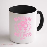 Bisexual And Still Not Into You Cute Bi Pride Flag Quotes Funny Gift Coffee Mug thumb 1