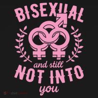 Bisexual And Still Not Into You Cute Bi Pride Flag Quotes Funny Gift Women's Hoodie thumb 2