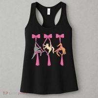 Bow Aerial Silks Cat Aerial Aerialist Yoga Hammock Cat Mom Women's Tank Top thumb 3