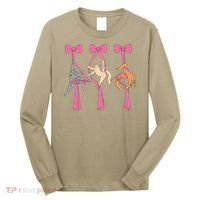 Bow Aerial Silks Cat Aerial Aerialist Yoga Hammock Cat Mom Long Sleeve Shirt thumb 0