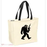 Bigfoot Airsoft Sasquatch Airsofting Apparel Tote Bag thumb 2