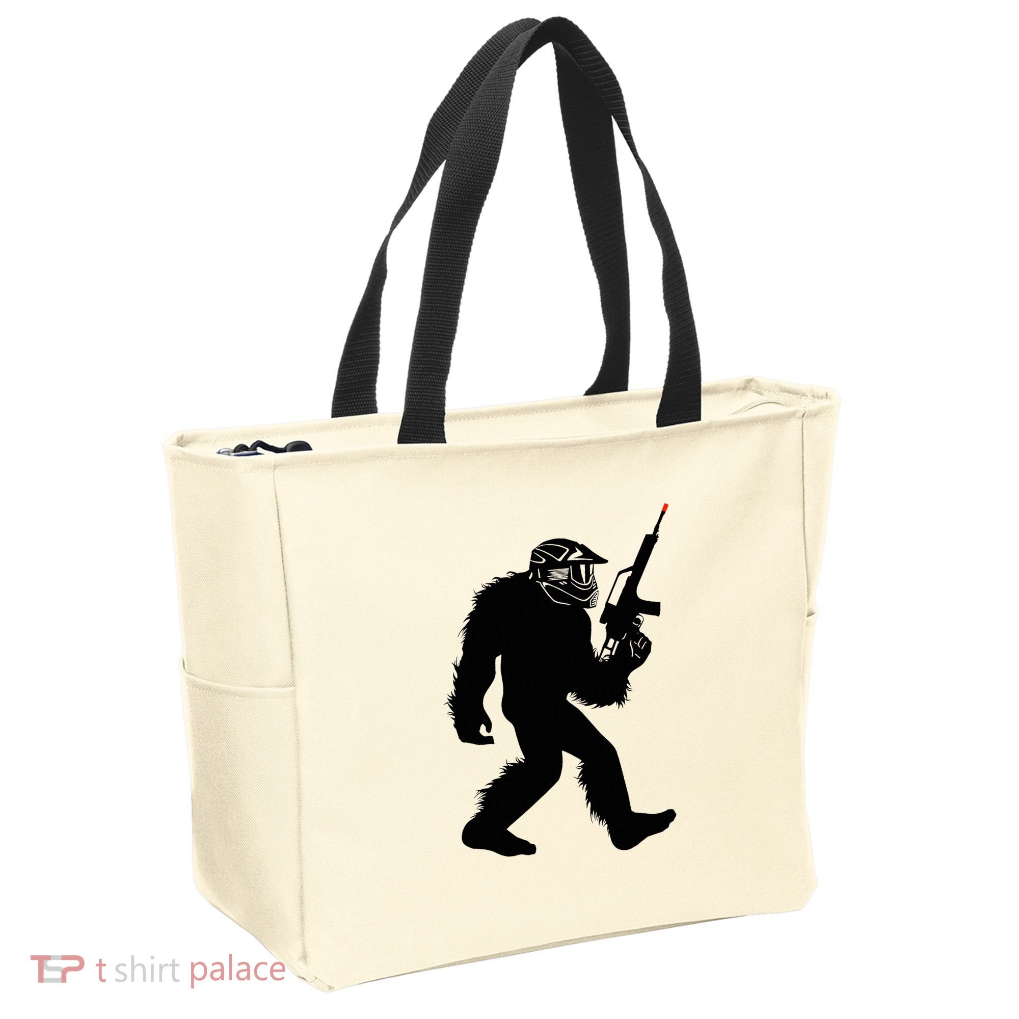 Bigfoot Airsoft Sasquatch Airsofting Apparel Tote Bag