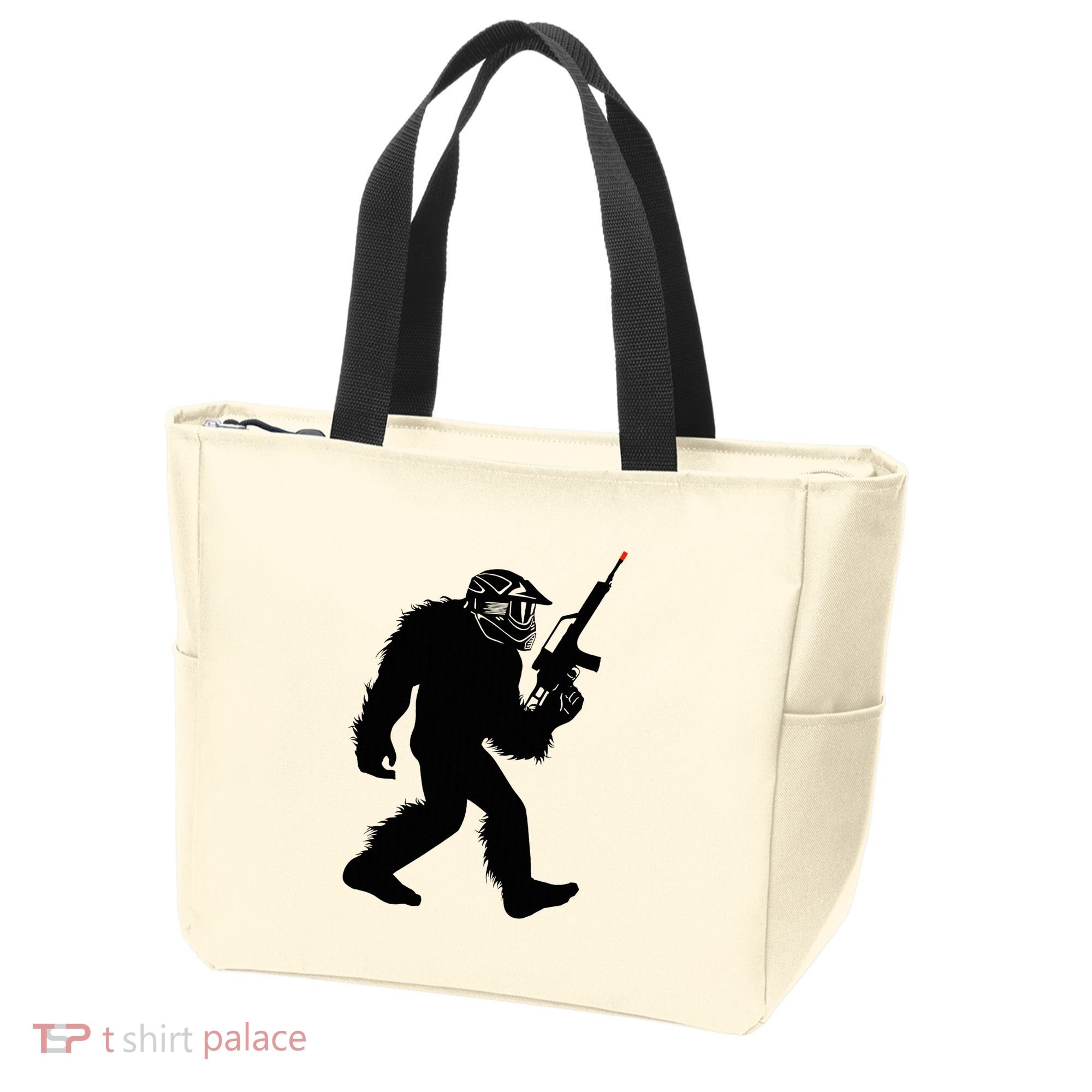 Bigfoot Airsoft Sasquatch Airsofting Apparel Tote Bag