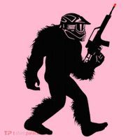 Bigfoot Airsoft Sasquatch Airsofting Apparel Coaster thumb 2