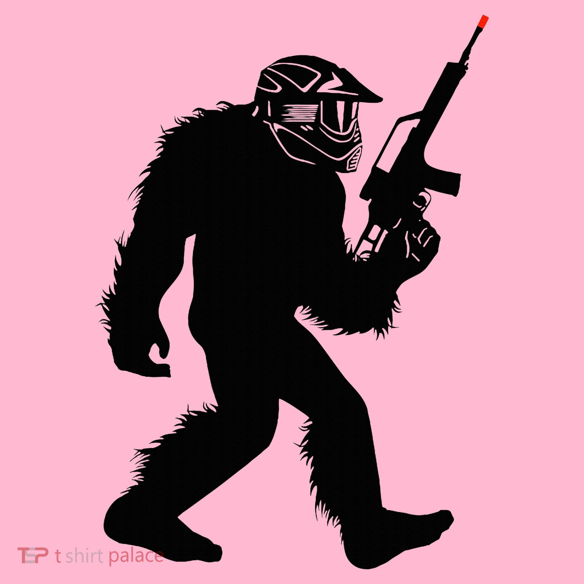 Bigfoot Airsoft Sasquatch Airsofting Apparel Coaster