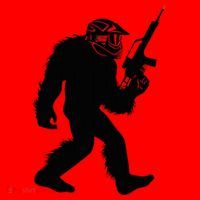 Bigfoot Airsoft Sasquatch Airsofting Apparel Santa Hat thumb 1