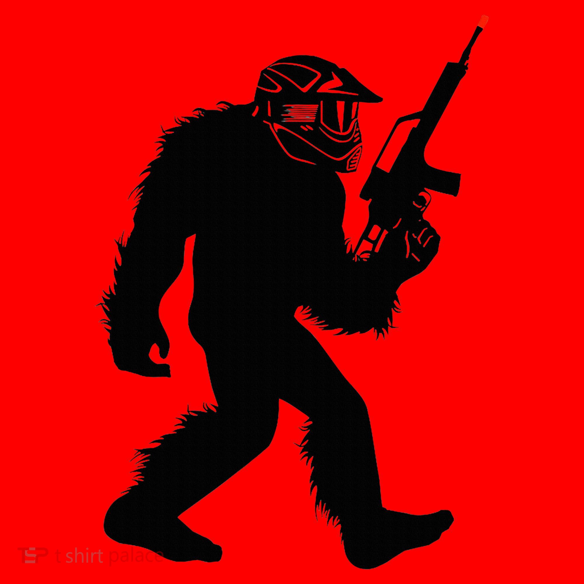 Bigfoot Airsoft Sasquatch Airsofting Apparel Santa Hat