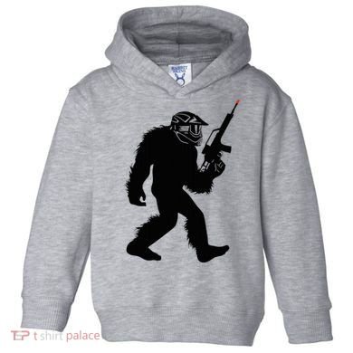 Bigfoot Airsoft Sasquatch Airsofting Apparel Toddler Hoodie