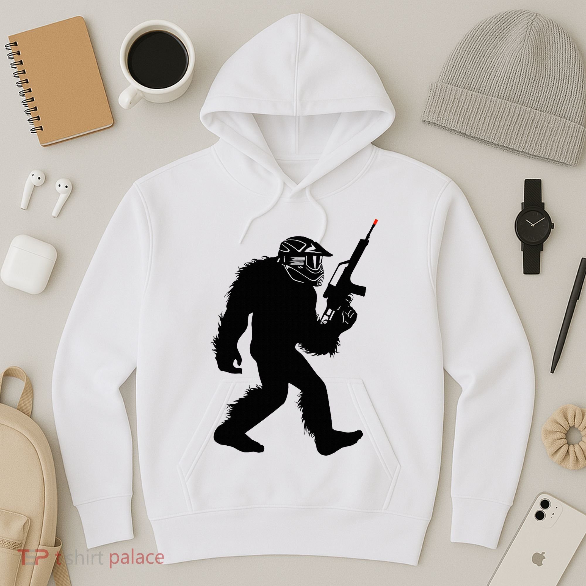 Bigfoot Airsoft Sasquatch Airsofting Apparel Hoodie