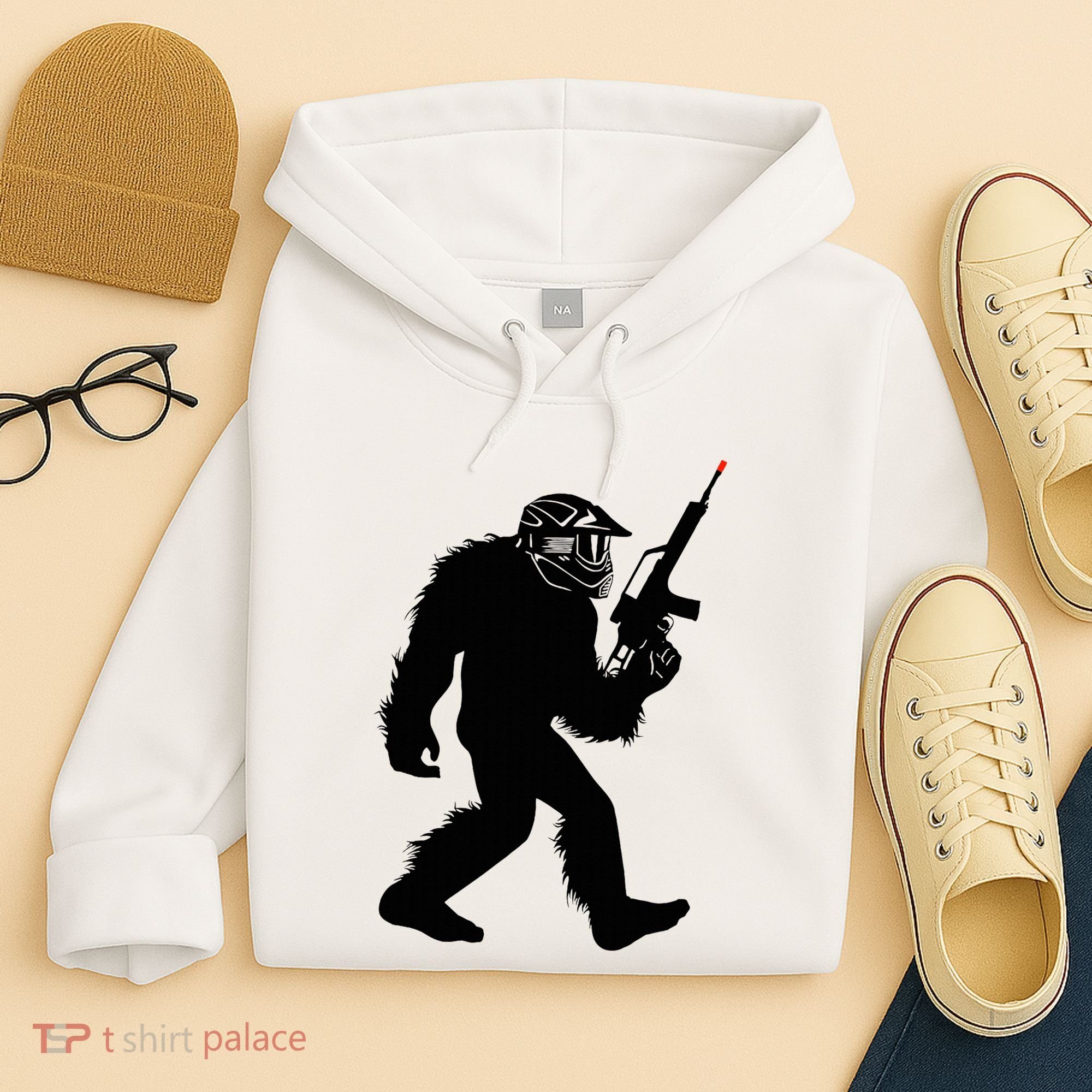Bigfoot Airsoft Sasquatch Airsofting Apparel Hoodie