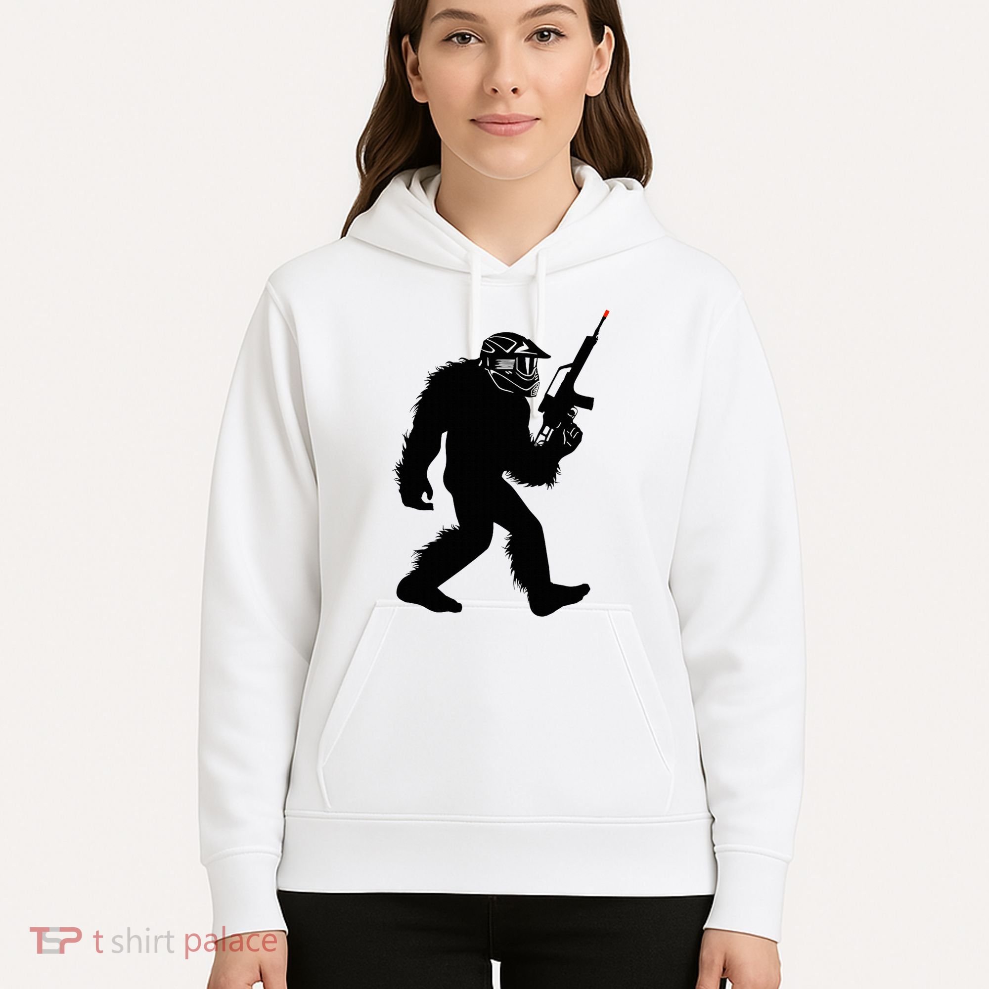 Bigfoot Airsoft Sasquatch Airsofting Apparel Hoodie