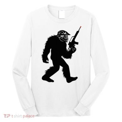 Bigfoot Airsoft Sasquatch Airsofting Apparel Long Sleeve Shirt