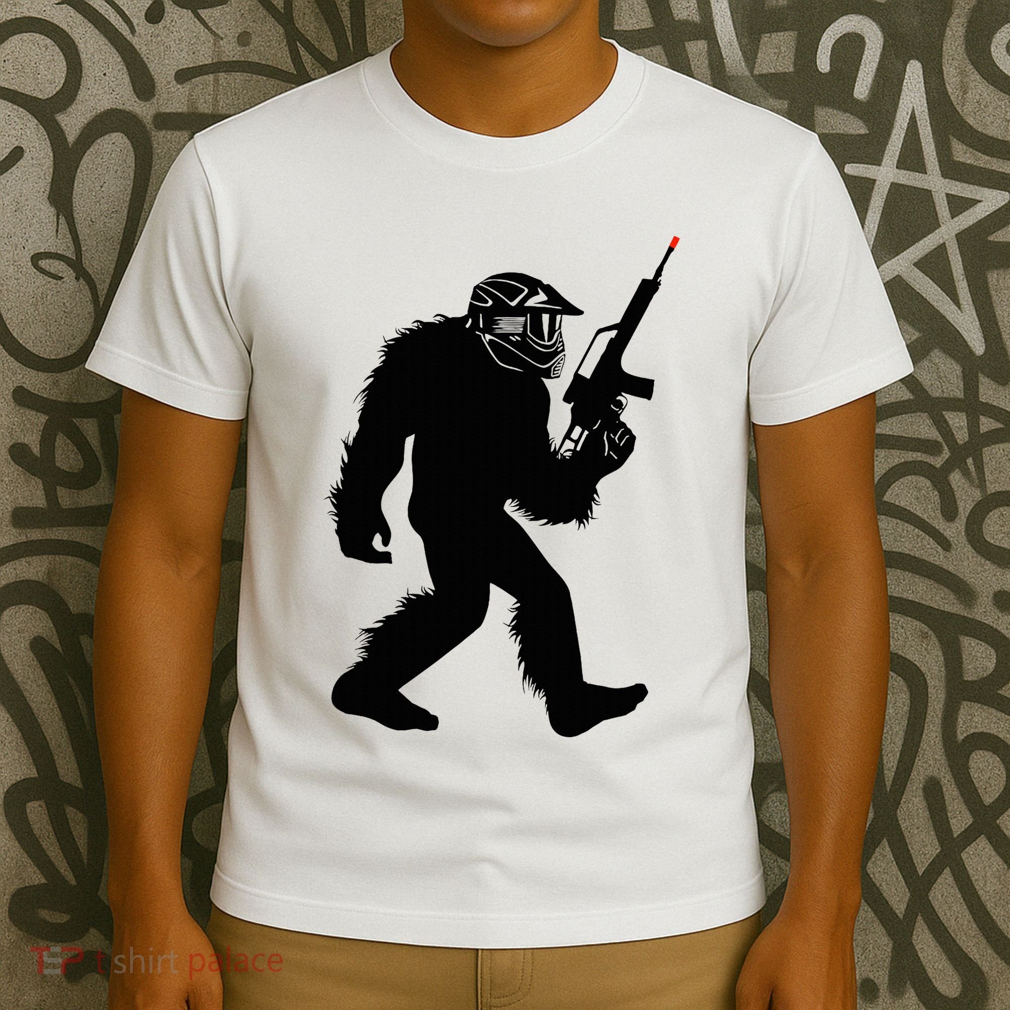 Bigfoot Airsoft Sasquatch Airsofting Apparel T-Shirt