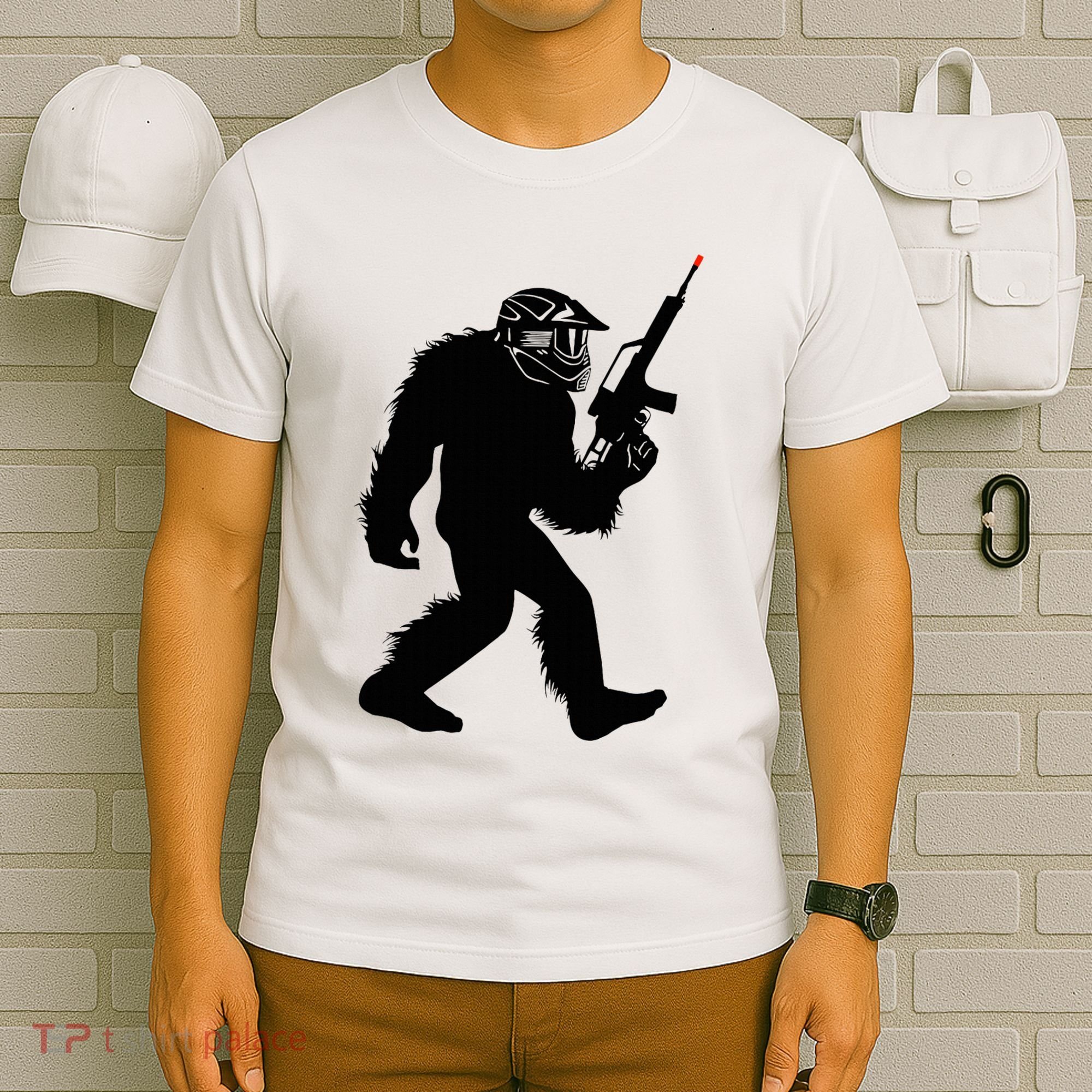 Bigfoot Airsoft Sasquatch Airsofting Apparel T-Shirt