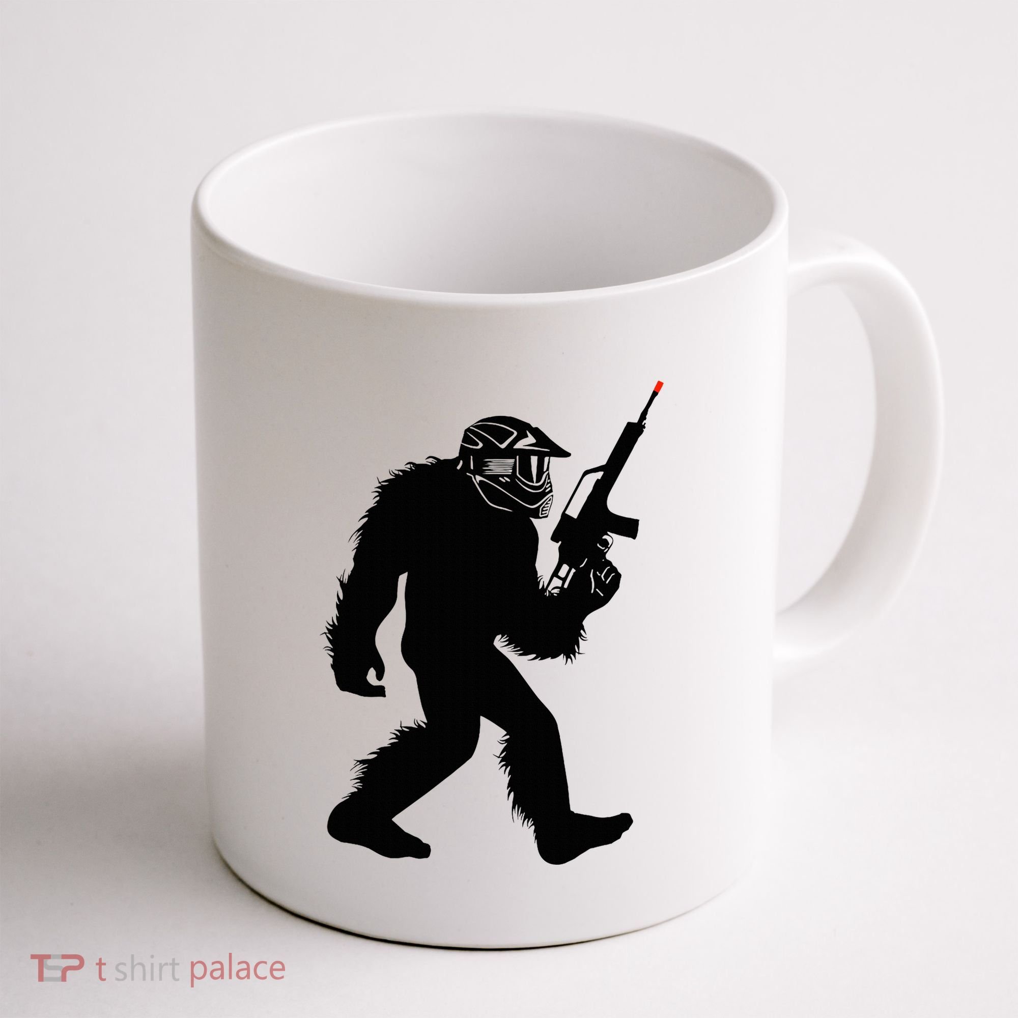 Bigfoot Airsoft Sasquatch Airsofting Apparel Coffee Mug
