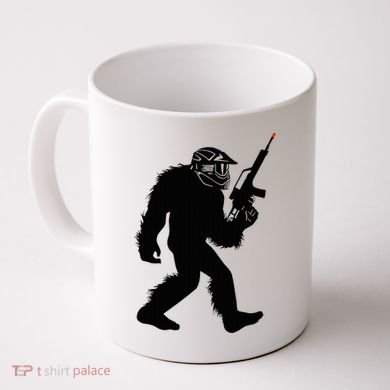 Bigfoot Airsoft Sasquatch Airsofting Apparel Coffee Mug