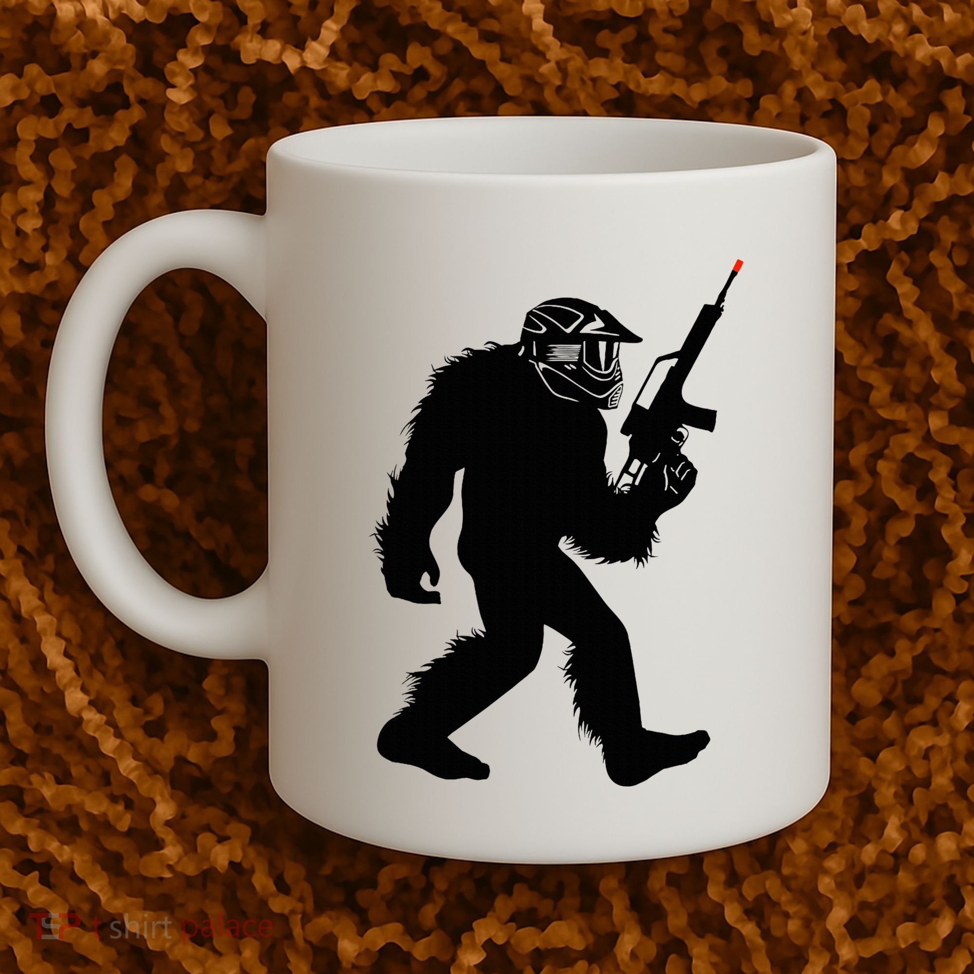 Bigfoot Airsoft Sasquatch Airsofting Apparel Coffee Mug