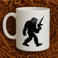 Bigfoot Airsoft Sasquatch Airsofting Apparel Coffee Mug thumb 2