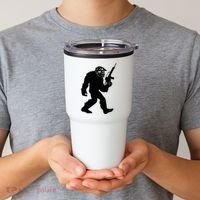 Bigfoot Airsoft Sasquatch Airsofting Apparel Tumbler thumb 2