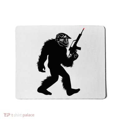 Bigfoot Airsoft Sasquatch Airsofting Apparel Mousepad