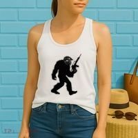 Bigfoot Airsoft Sasquatch Airsofting Apparel Women's Tank Top thumb 2