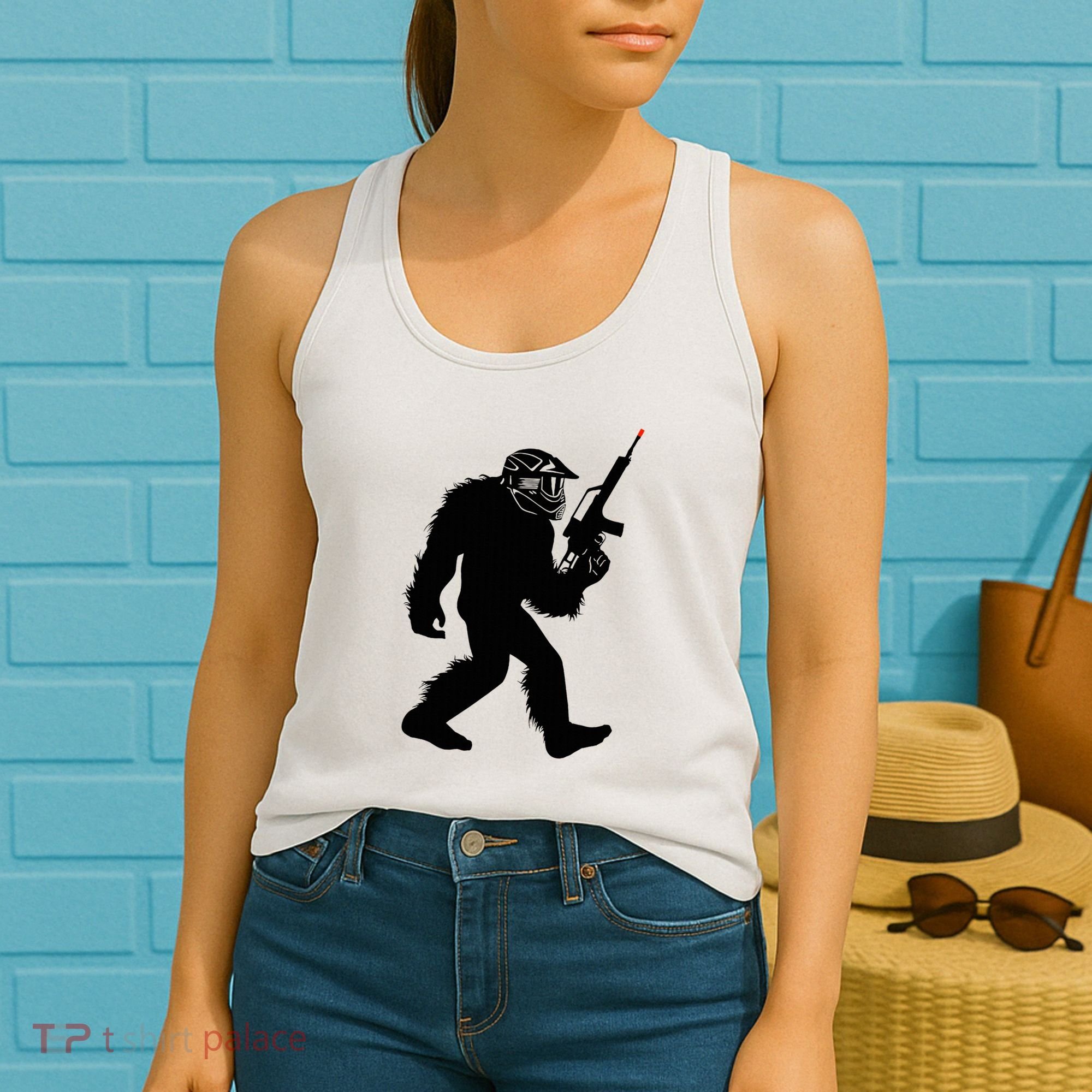 Bigfoot Airsoft Sasquatch Airsofting Apparel Women's Tank Top