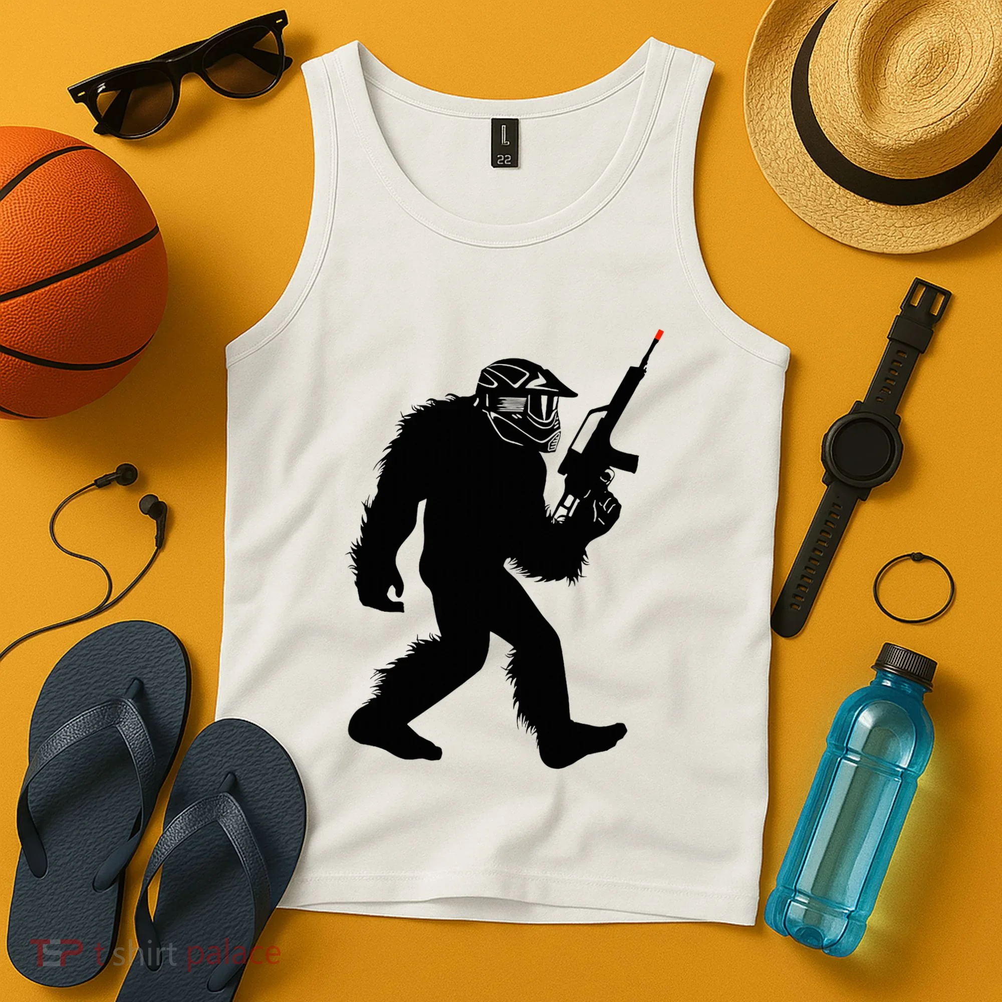 Bigfoot Airsoft Sasquatch Airsofting Apparel Tank Top