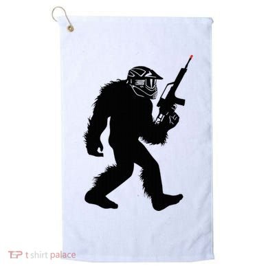 Bigfoot Airsoft Sasquatch Airsofting Apparel Golf Towel