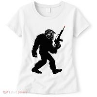 Bigfoot Airsoft Sasquatch Airsofting Apparel Women's T-Shirt thumb 0
