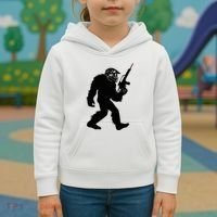 Bigfoot Airsoft Sasquatch Airsofting Apparel Kids Hoodie thumb 3