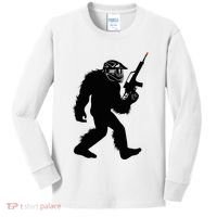Bigfoot Airsoft Sasquatch Airsofting Apparel Kids Long Sleeve Shirt thumb 0
