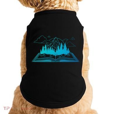 Bookish Adventure Storytelling Imagination Fiction Bookworm Gift Doggie Tank