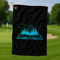 Bookish Adventure Storytelling Imagination Fiction Bookworm Gift Golf Towel thumb 1