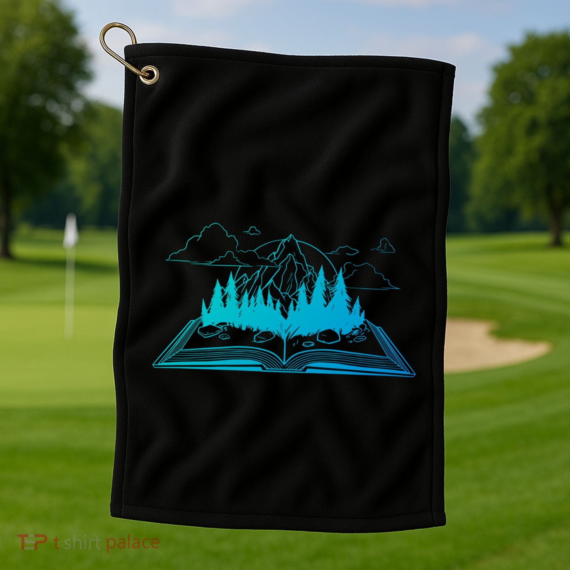 Bookish Adventure Storytelling Imagination Fiction Bookworm Gift Golf Towel