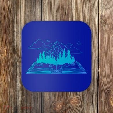Bookish Adventure Storytelling Imagination Fiction Bookworm Gift Coaster