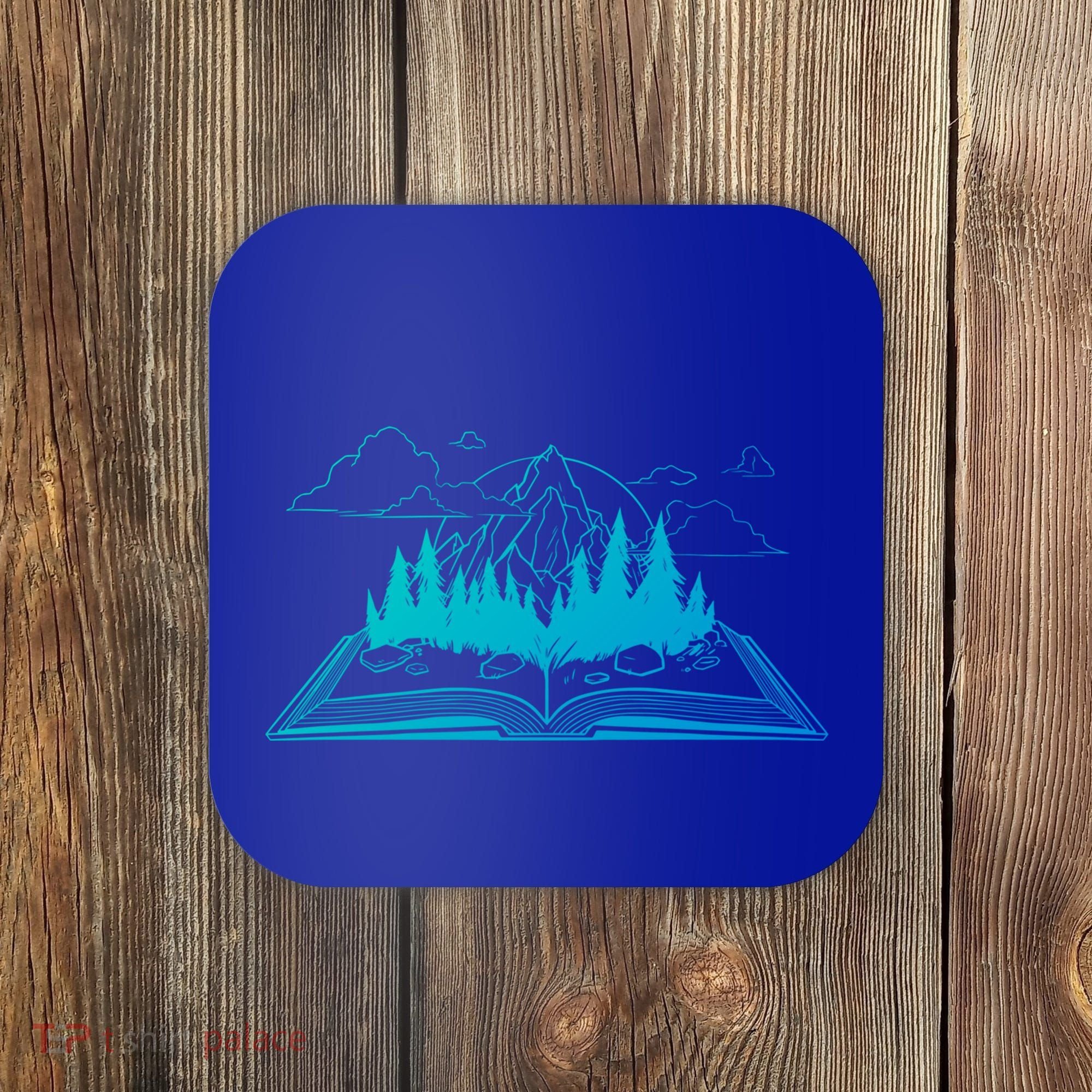 Bookish Adventure Storytelling Imagination Fiction Bookworm Gift Coaster