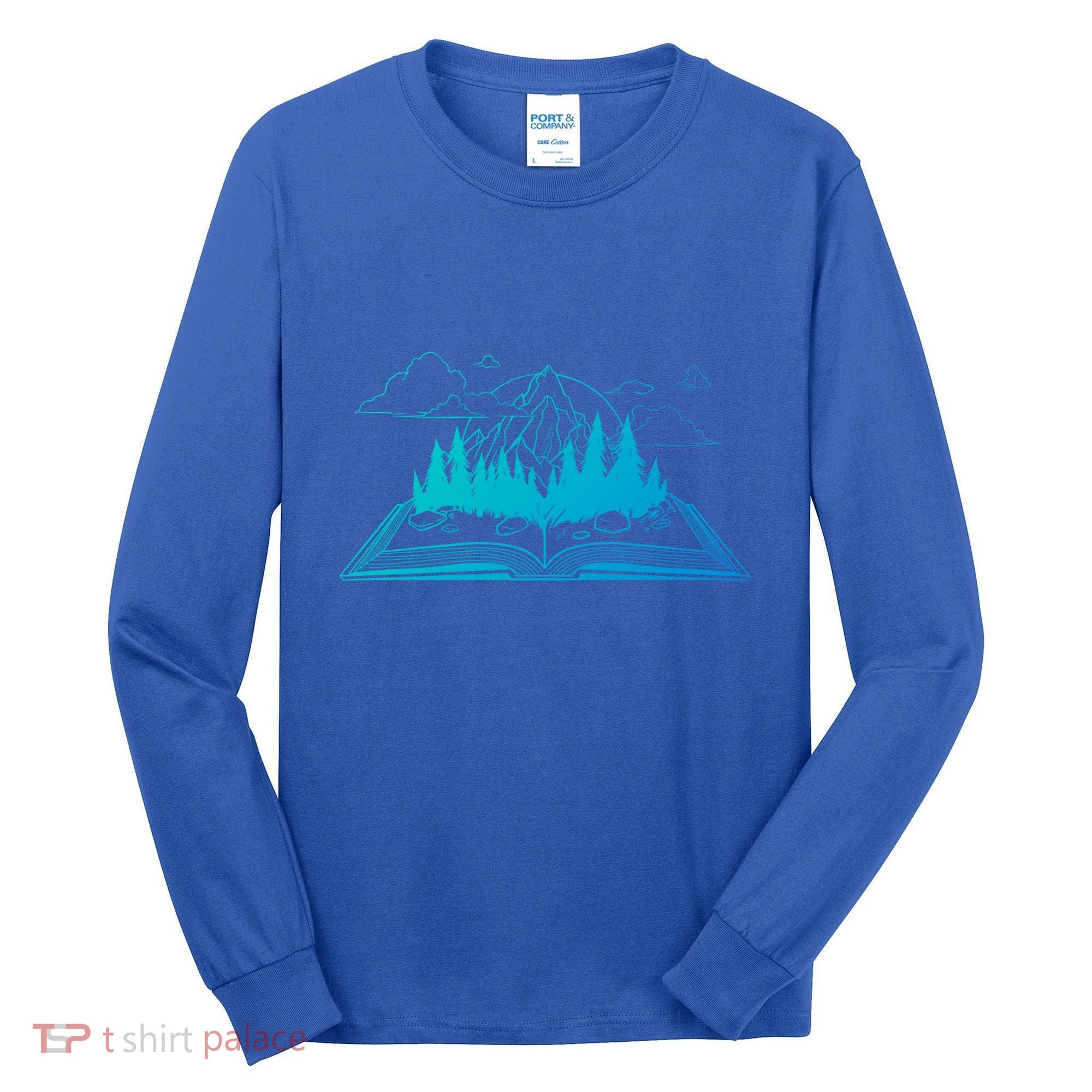 Bookish Adventure Storytelling Imagination Fiction Bookworm Gift Tall Long Sleeve Shirt