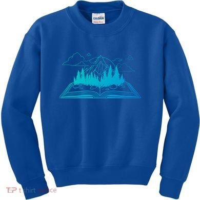 Bookish Adventure Storytelling Imagination Fiction Bookworm Gift Kids Sweatshirt