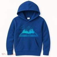 Bookish Adventure Storytelling Imagination Fiction Bookworm Gift Kids Hoodie thumb 0