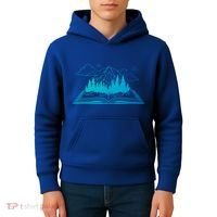 Bookish Adventure Storytelling Imagination Fiction Bookworm Gift Kids Hoodie thumb 4
