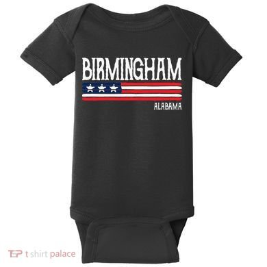 Birmingham Alabama Souvenir Gift Baby Bodysuit