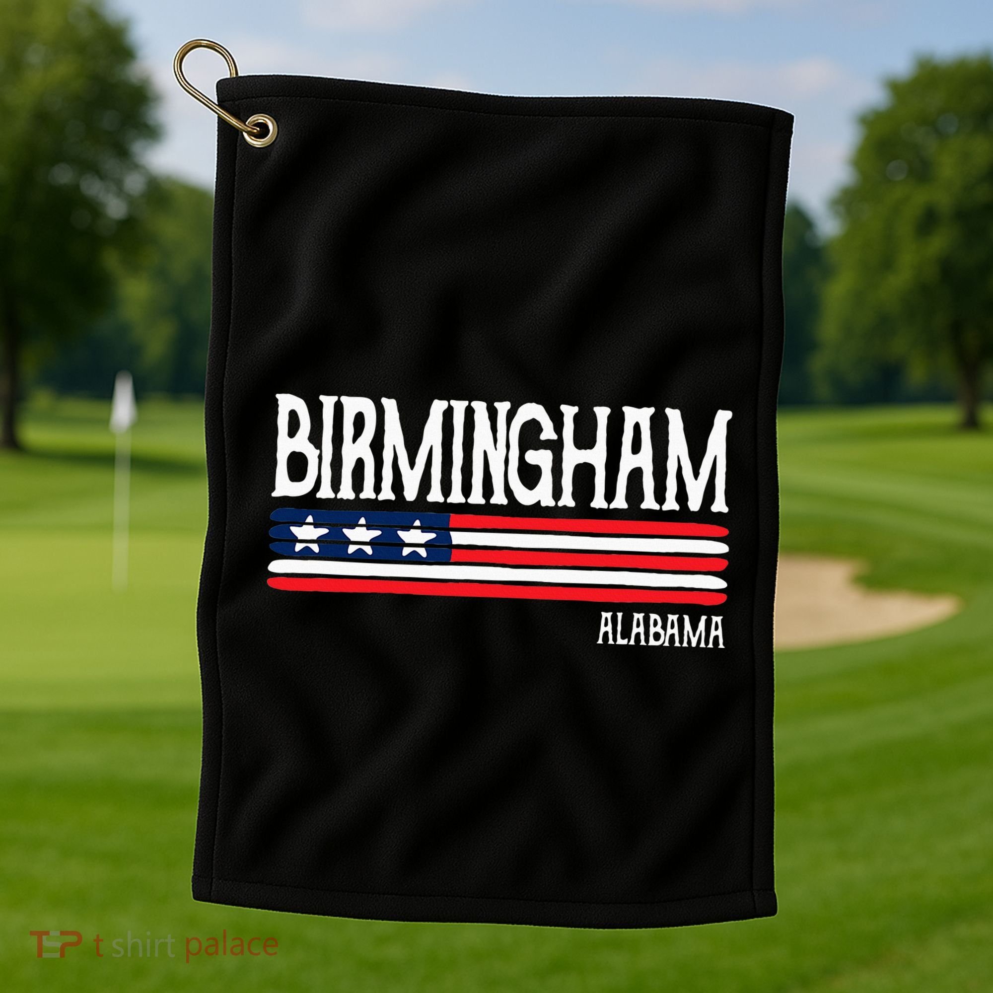 Birmingham Alabama Souvenir Gift Golf Towel