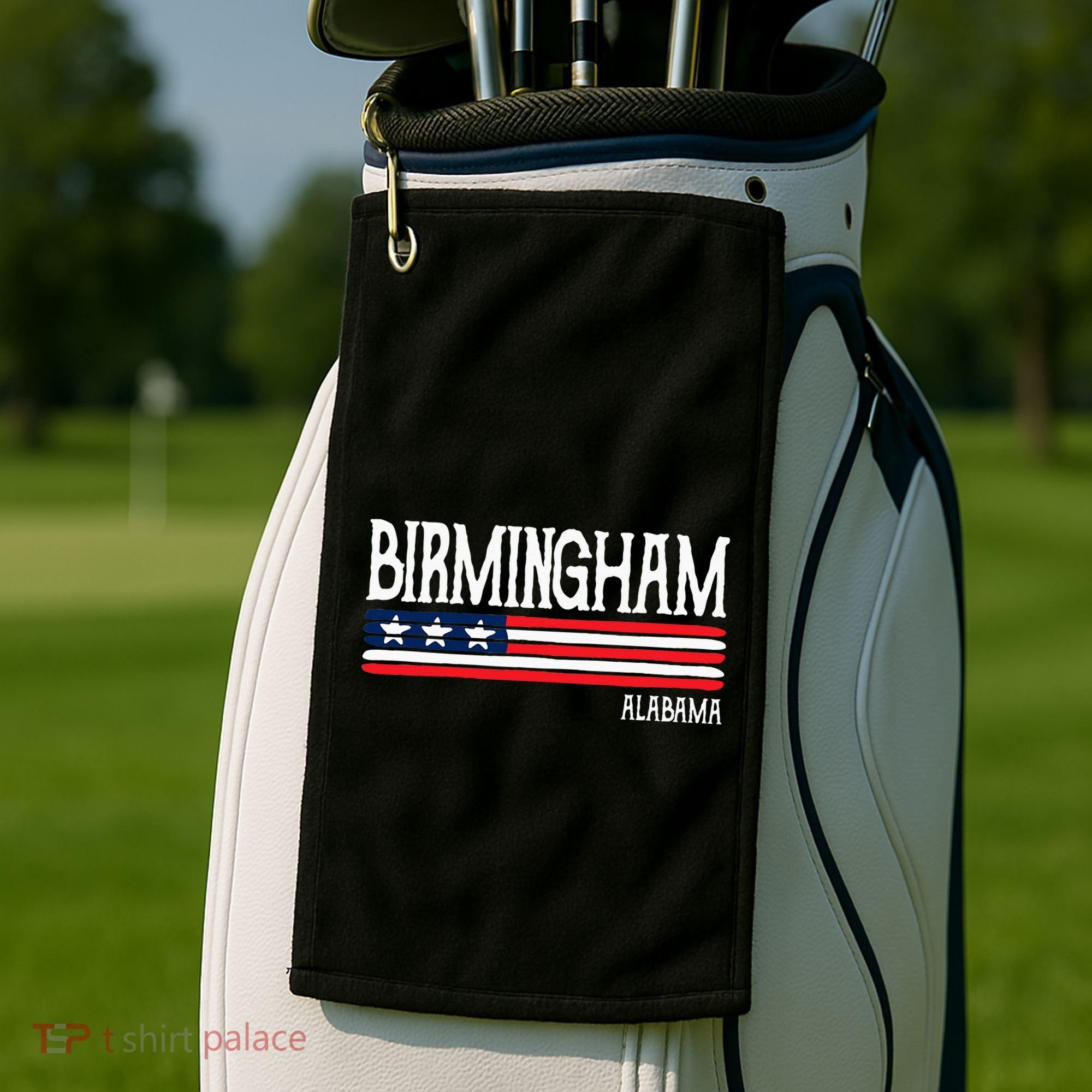 Birmingham Alabama Souvenir Gift Golf Towel