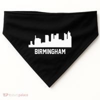 Birmingham Alabama Skyline Cityscape USA-Made Doggie Bandana thumb 0