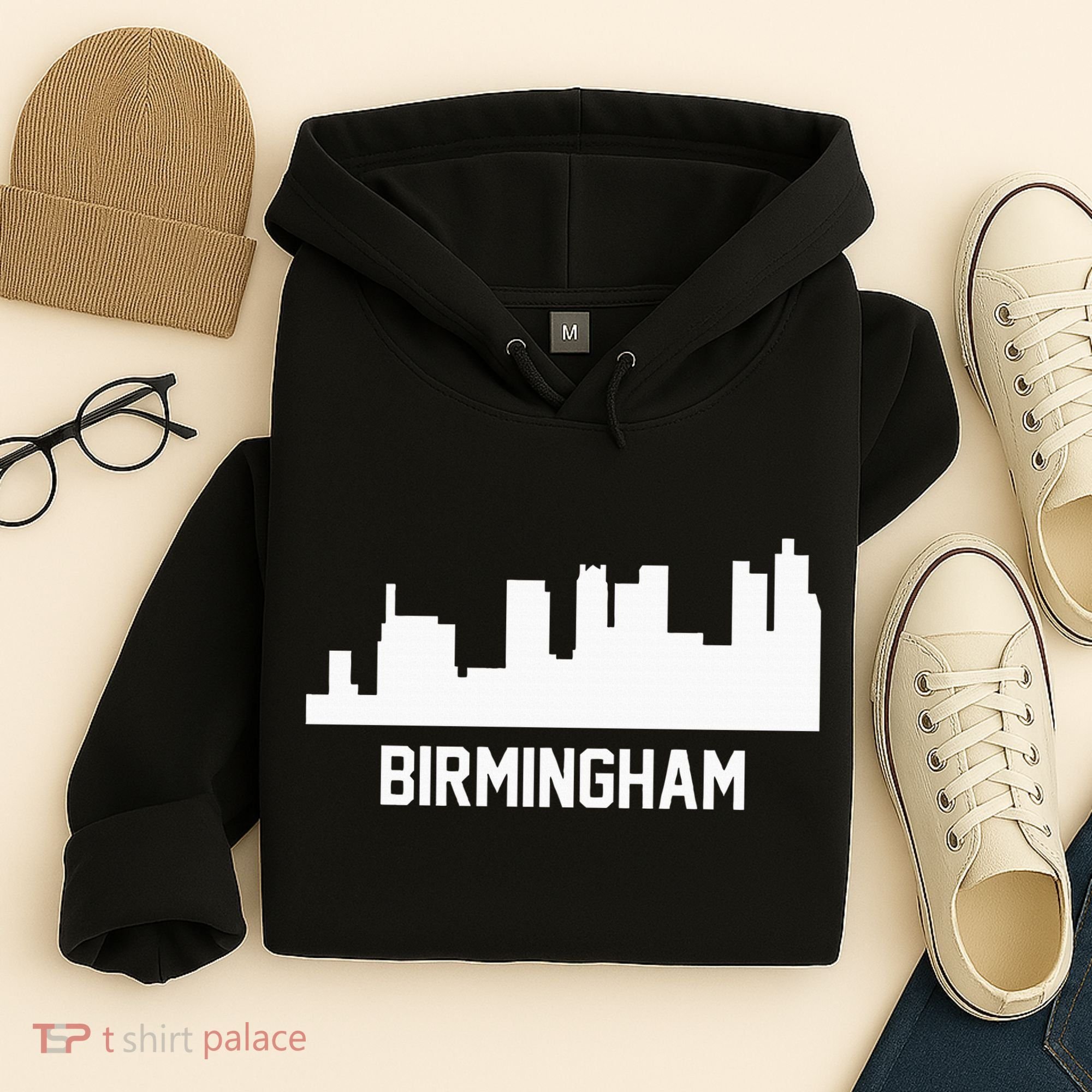Birmingham Alabama Skyline Cityscape Hoodie