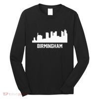 Birmingham Alabama Skyline Cityscape Long Sleeve Shirt thumb 0